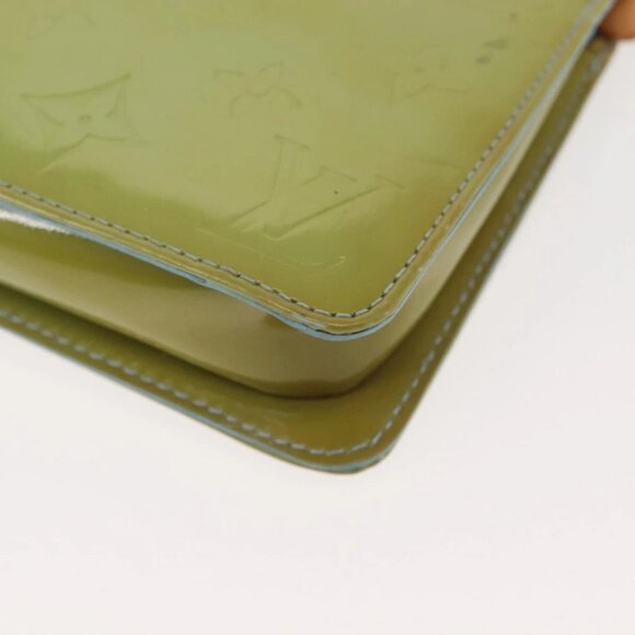 LOUIS VUITTON Monogram Vernis Lexington Pouch Baby Blue M91011 LV Auth BA6095 - Picture 5 of 16